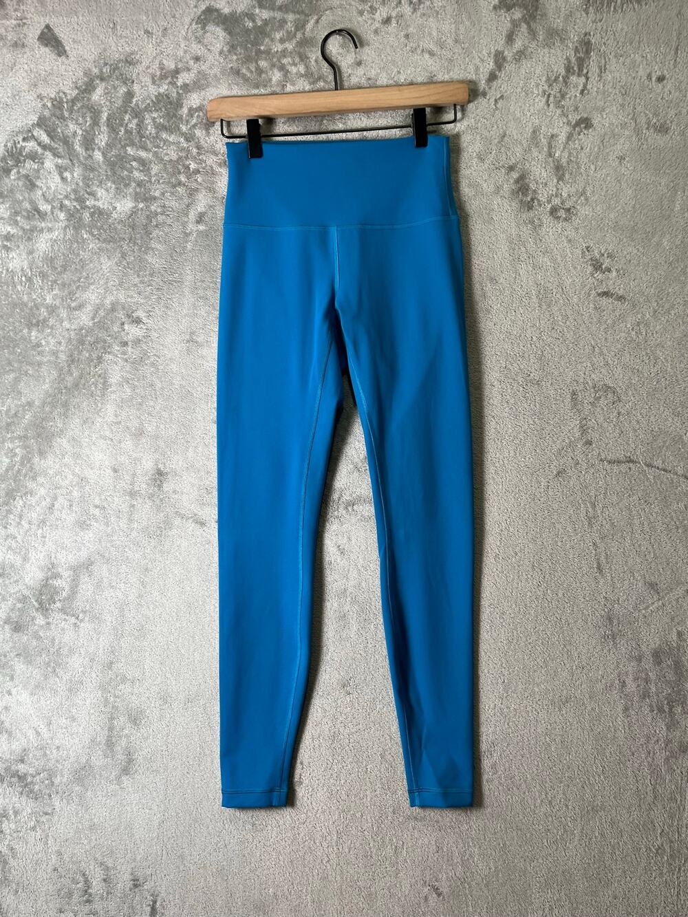 Lululemon Wunder Train High-Rise Tight 28" Blue Performance Workout Leggings 6